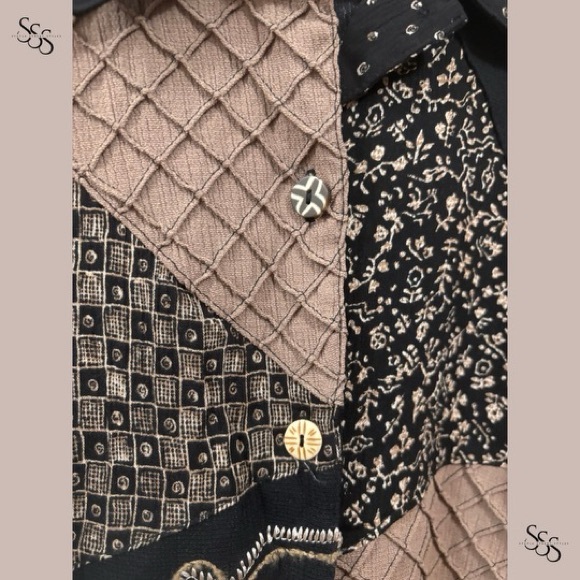 Vintage Koret Patchwork Button up - Picture 4 of 8